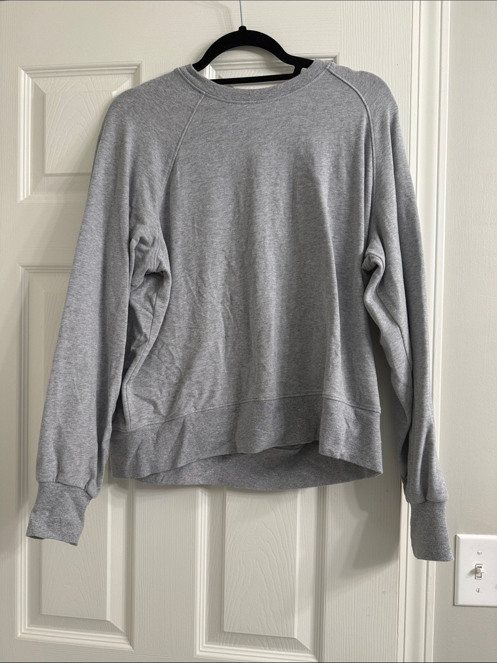 Pact Light Gray Crewneck Sweatshirt